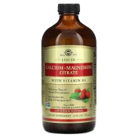 Кальцій Магній + Д3 (Calcium Magnesium Vitamin D3) смак полуниці 473 мл