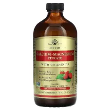 Кальцій Магній + Д3 (Calcium Magnesium Vitamin D3) смак полуниці 473 мл
