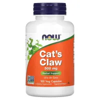 Кошачий коготь (Cat's Claw), NOW Foods, 500 мг 100 капсул