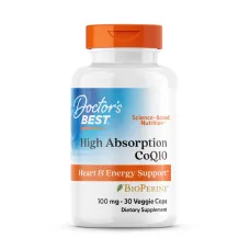 Коэнзим Q-10 с биоперином (CoQ10 with Bioperine) 100 мг 30 капсул
