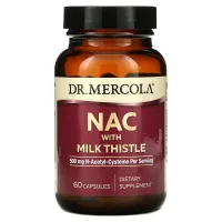 N-ацетил-L-цистеїн з розторопшою (NAC with Milk Thistle) 500 мг 60 капсул