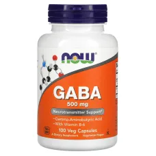 ГАМК (Гамма-аминомасляная кислота) (GABA) 500 мг 100 капсул
