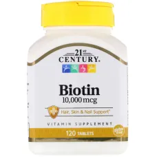 Биотин (Biotin) 10000 мкг 120 таблеток