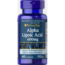 Альфа-ліпоєва кислота (Alpha Lipoic Acid) 600 мг 60 капсул