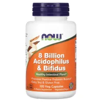 Пробіотики (8 мільярдів Acidophilus і Bifidus) 8 млрд КОЕ 120 капсул