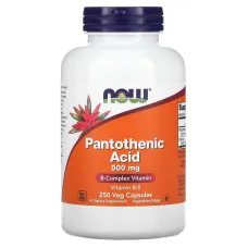 Пантотеновая кислота (Pantothenic acid) 500 мг 250 капсул