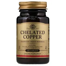 Мідь (Chelated Copper) 2.5 мг 100 таблеток