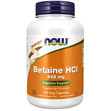 Бетаина гидрохлорид (Betaine HCL) 648 мг 120 капсул