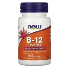 Витамин В12 и фолиевая кислота (Vitamin B-12 Folic Acid) 1000 мкг 100 леденцов