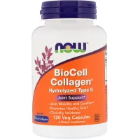 Колаген BioCell гідролізований II типу (Biocell Collagen) 120 вегетаріанських капсул