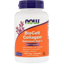 Коллаген BioCell гидролизованный II типа (Biocell Collagen) 120 вегетарианских капсул