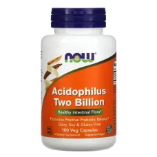 Пробіотики (Acidophilus Two Billion) 2 млрд КУО 100 капсул