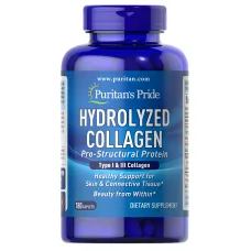 Коллаген гидролизированный (Hydrolyzed Collagen) 180 капсул