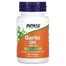 Олія часникова (Garlic Oil) 1500 мг 100 капсул