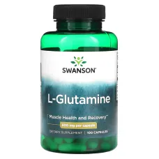 Л-Глютамін (L-Glutamine) 500 мг 100 капсул