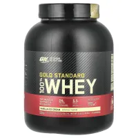 Сывороточный протеин (100% Whey Gold Standard) 2270 г со вкусом ванильного мороженого