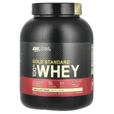 Сывороточный протеин (100% Whey Gold Standard) 2270 г со вкусом ванильного мороженого