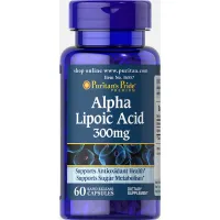 Альфа-ліпоєва кислота (Alpha Lipoic Acid capsules) 300 мг 60 капсул