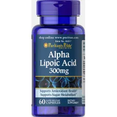  Альфа-липоевая кислота (Alpha Lipoic Acid capsules) 300 мг 60 капсул