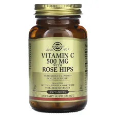 Вітамін С з біофлавоноїдами (Vitamin C with rose hips) 500 мг 100 таблеток