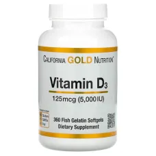 Вітамін D3 (Vitamin D3) 5000 МО 360 капсул