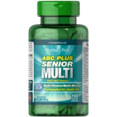 Мультивітаміни та мінерали 50+ без заліза (ABC Plus Senior Multi) 120 капсул