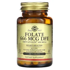 Фолат (Folate as metafolin) 666 мкг DFE 100 таблеток