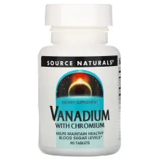Хром и ванадий (Vanadium with Chromium) 200 мкг/ 1 мг 90 таблеток
