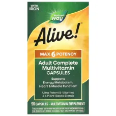Мультивітаміни (Alive Max6 Daily Multi-Vitamin) 90 капсул