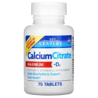 Цитрат кальцію з вітаміном D3 (Calcium Citrate Maximum+D3) 500 мг/630 МО 75 таблеток