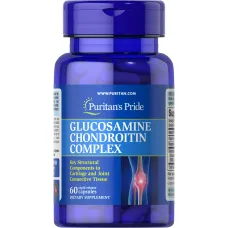 Глюкозамин хондроитин, Glucosamine Chondroitin Complex, 60 капсул