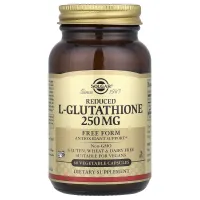 Вільний L-глутатіон (Reduced L-Glutathione), Solgar, 250 мг 60 капсул