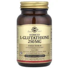 Вільний L-глутатіон (Reduced L-Glutathione), Solgar, 250 мг 60 капсул