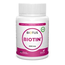 Биотин (Biotin) 5000 мкг 60 капсул