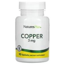 Медь (Copper) Nature's Plus 3 мг 90 таблеток