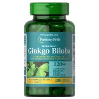 Гинкго Билоба стандартизированный экстракт (Ginkgo Biloba) 120 мг 200 капсул