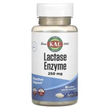 Фермент лактаза (Lactase Enzyme) 250 мг 60 капсул