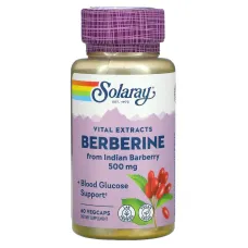 Берберин (Berberine) Solaray, 500 мг 60 капсул