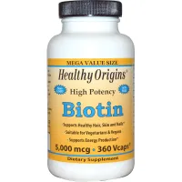 Біотин (Biotin) 5000 мкг 360 капсул