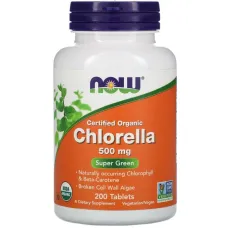 Хлорелла (Chlorella) органік 500 мг 200 таблеток