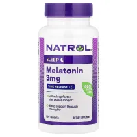 Мелатонин медленного высвобождения (Melatonin) 3 мг 100 таблеток