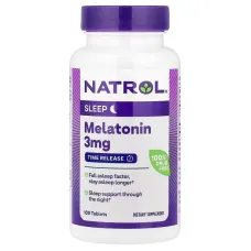 Мелатонин медленного высвобождения (Melatonin) 3 мг 100 таблеток