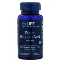 Супер R-ліпоєва кислота (Super R-Lipoic Acid) 240 мг 60 капсул