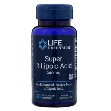 Супер R-ліпоєва кислота (Super R-Lipoic Acid) 240 мг 60 капсул