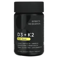 Вітамін K2 + D3 (D3 + K2) 5000 МО/100 мкг 60 капсул