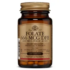 Фолієва кислота (Folic acid) 400 мкг 100 таблеток
