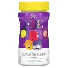 Мультивітаміни та мінерали для дітей (Childrens Multi-vitamin&Mineral U-Cubes) 60 цукерок
