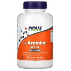 Л-Аргинин (L-arginine) 500 мг 250 капсул