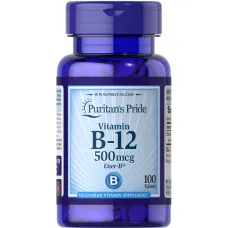  Витамин В-12 (Vitamin B-12) 500 мкг 100 таблеток