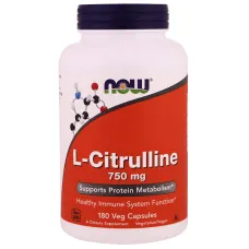 Л-Цитруллин с кальцием (L-Citrulline) 750/36 мг 180 капсул